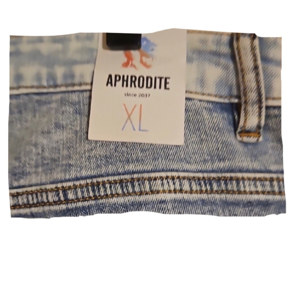Aphrodite Light Blue Patchwork Flare Jeans - Picture 4 of 13